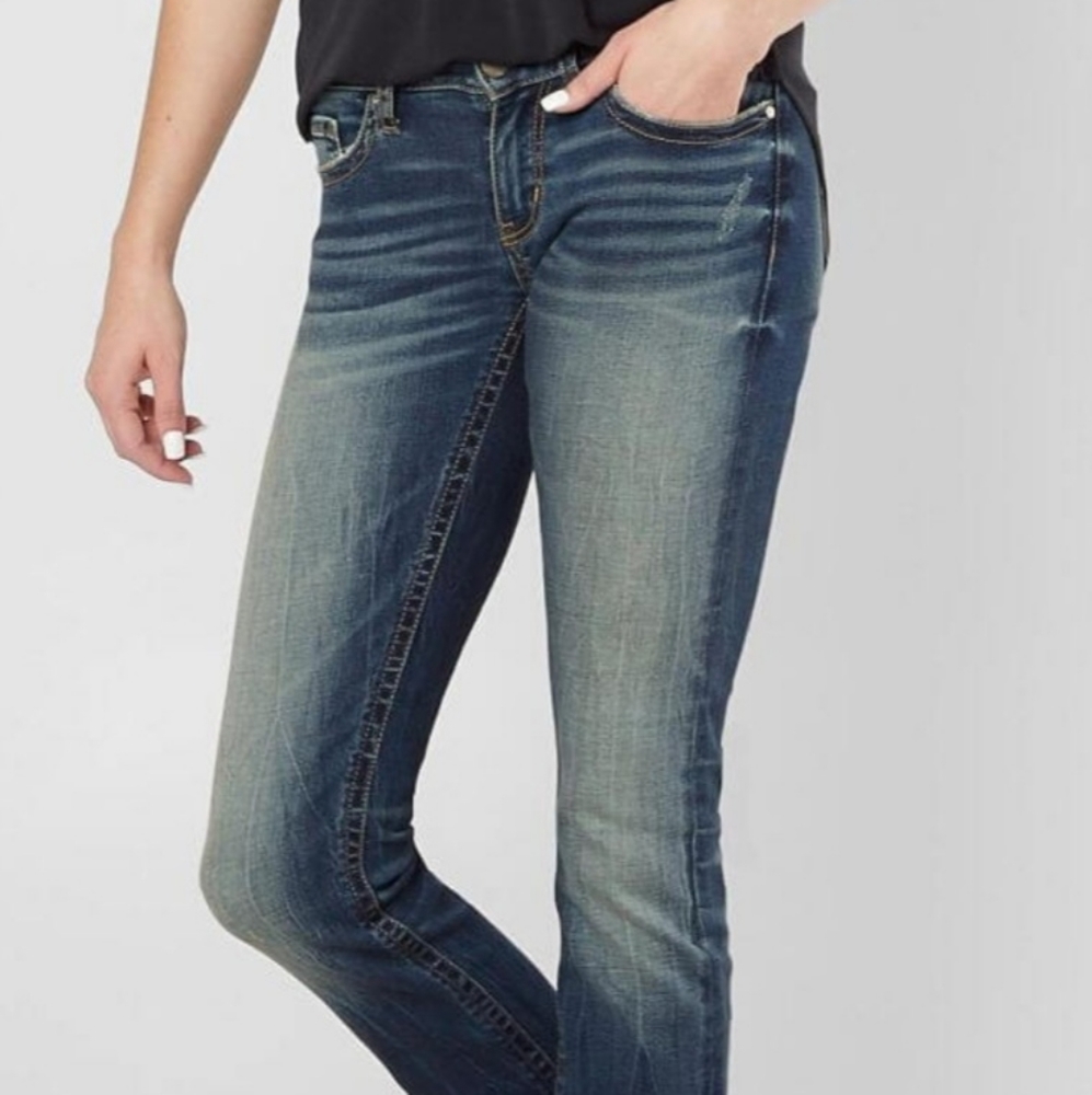 Stretch cuff jeans